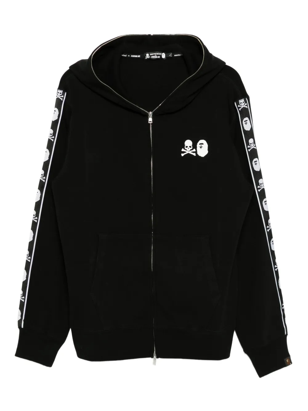 Mastermind Japan x Bape logo print hoodie